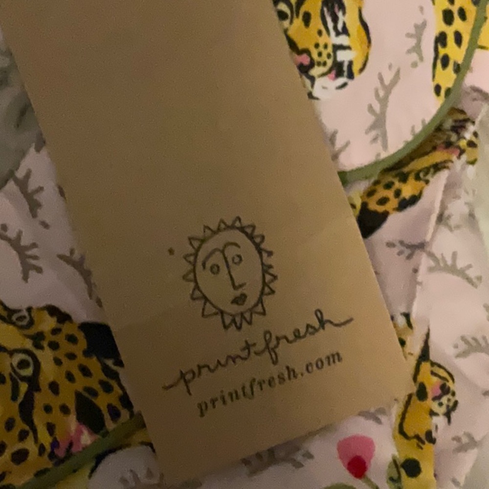 NEW PRINTFRESH LONGSLEEVE PJ SET PINK LEOPARD LARGE - Picture 4 of 4